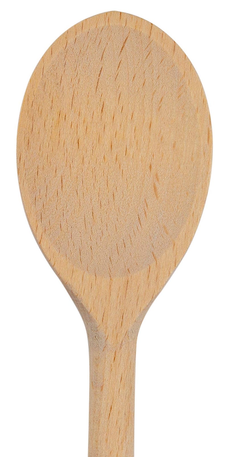 BICB 10 Inch Long Wooden Spoons for Cooking - Oval Wood Mixing Spoons for Baking, Cooking, Stirring - Sauce Spoons Made of Natural Beechwood - Set of 3 - Image 3
